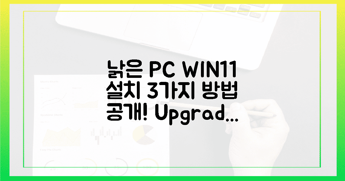 낡은 PC, 윈도우 11 설치 3가지 방법