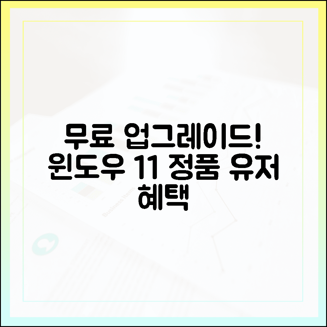 윈도우 11 정품 사용자를 위한 무료 업그레이드 혜택 총정리