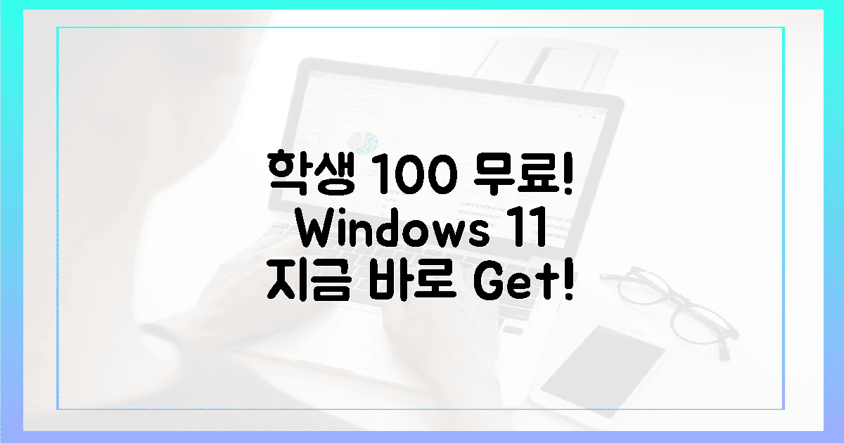 학생 100% 무료! 윈도우 11 지금 바로 받으세요