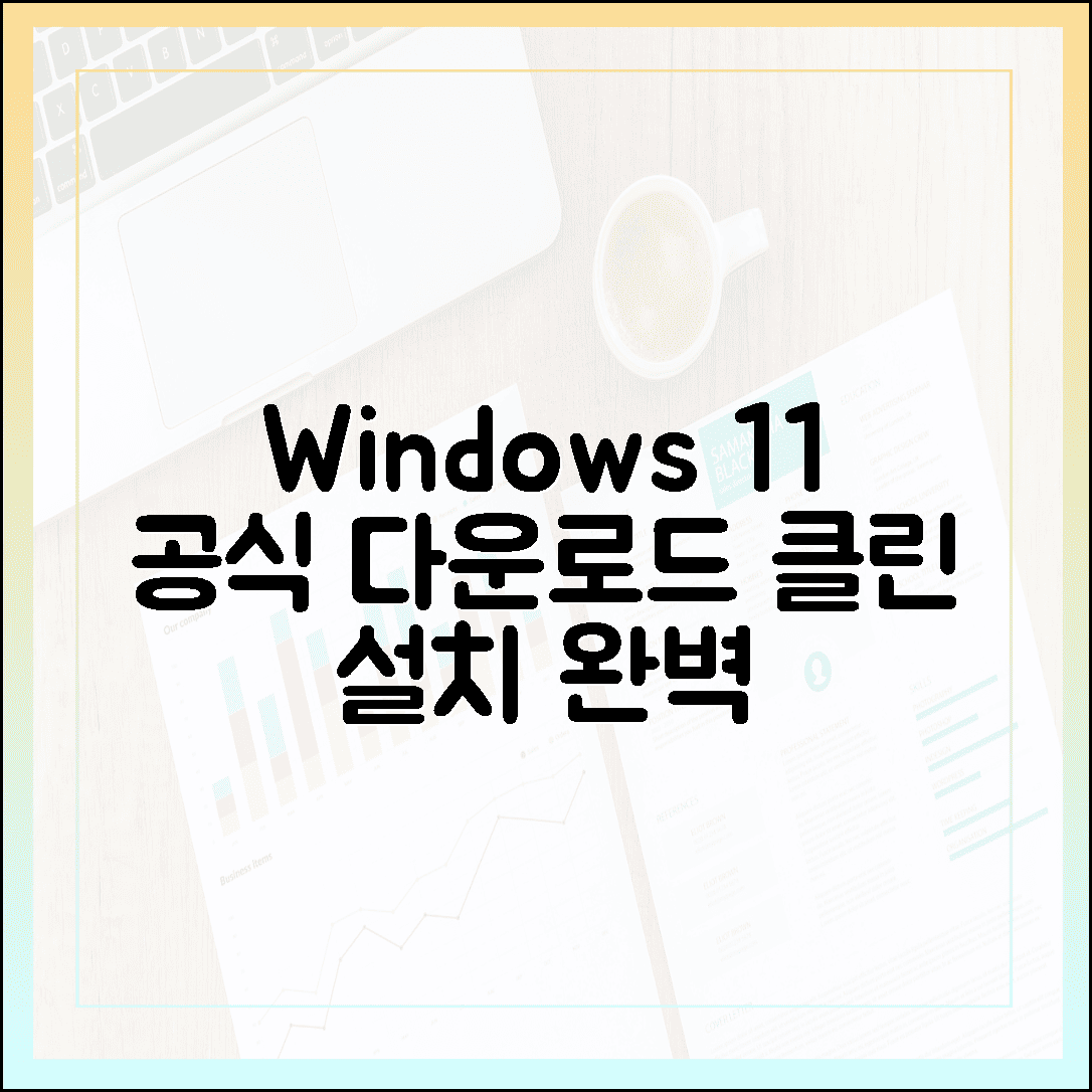 윈도우 11 ISO 파일 공식 다운로드 및 클린 설치 완벽 가이드 (무료)