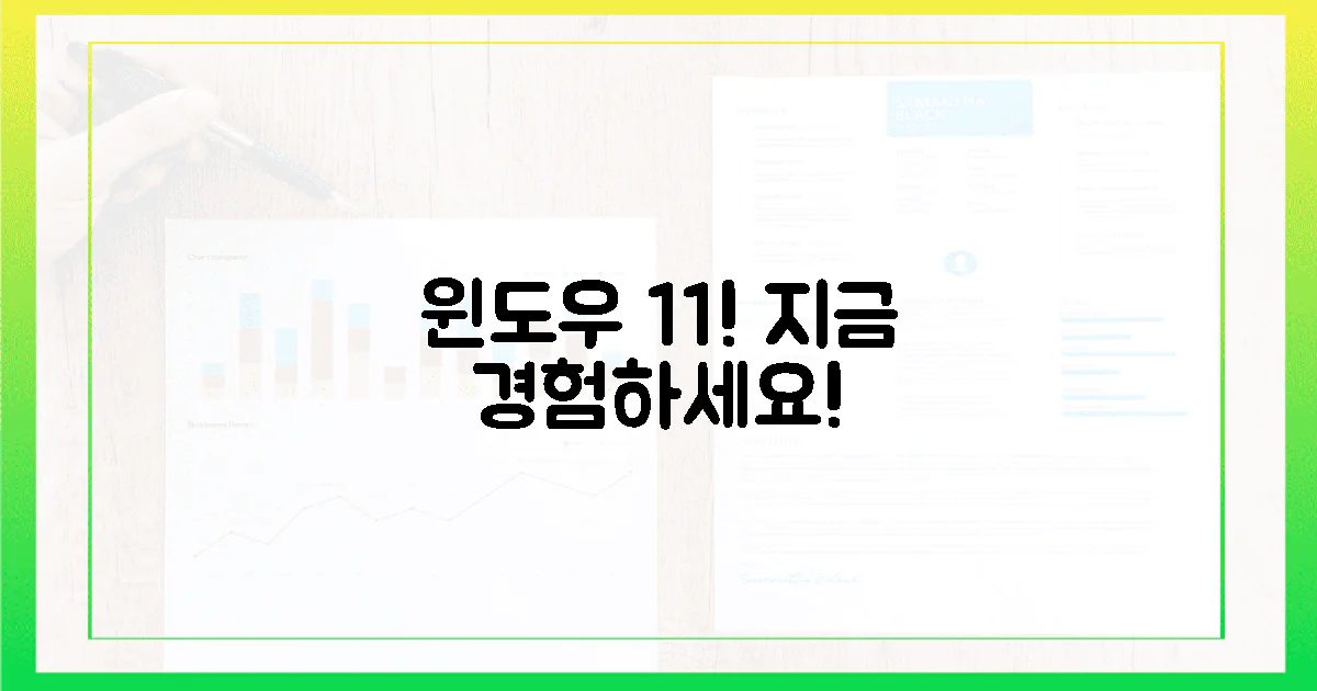 지금 바로 윈도우 11을 경험하세요!