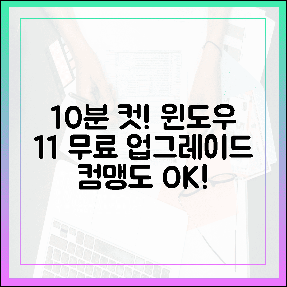 컴맹도 10분 만에 성공하는 윈도우 11 무료 업그레이드