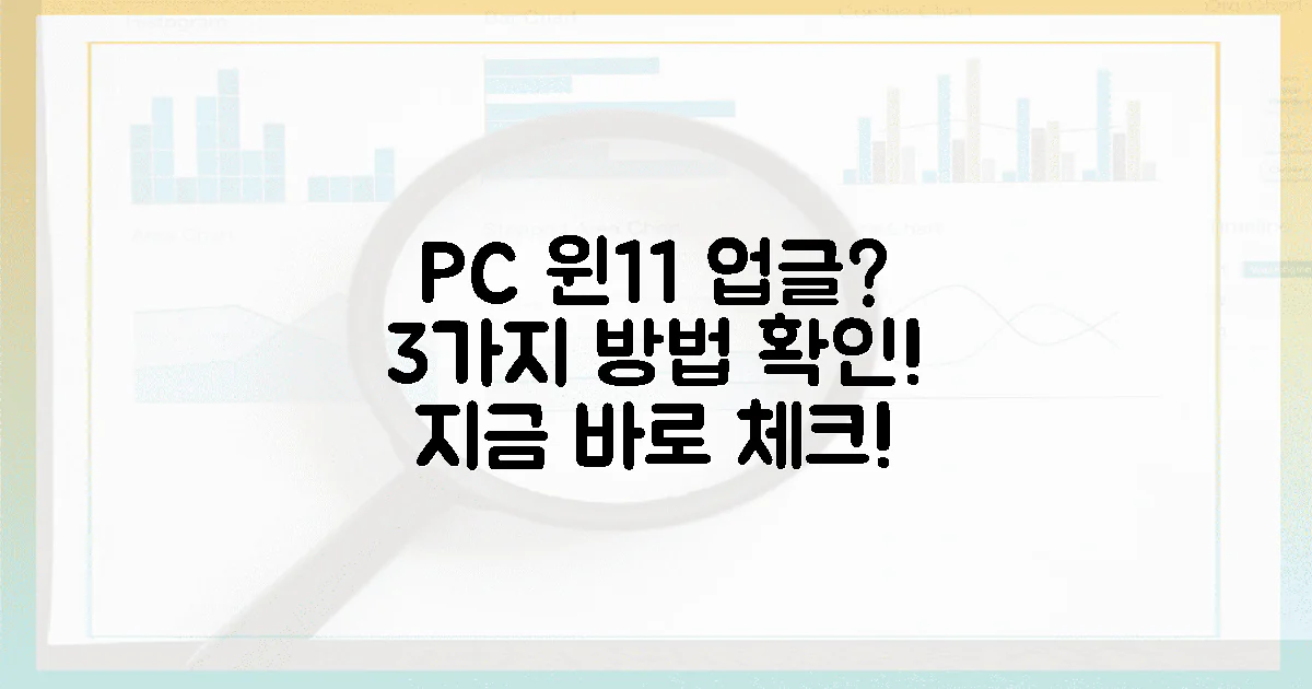 3가지, 당신의 PC, 윈도우 11 업그레이드 가능성 확인
