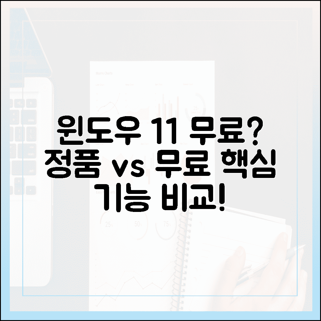 윈도우 11 무료 다운로드, 정품 사용자와의 기능 차이점은?