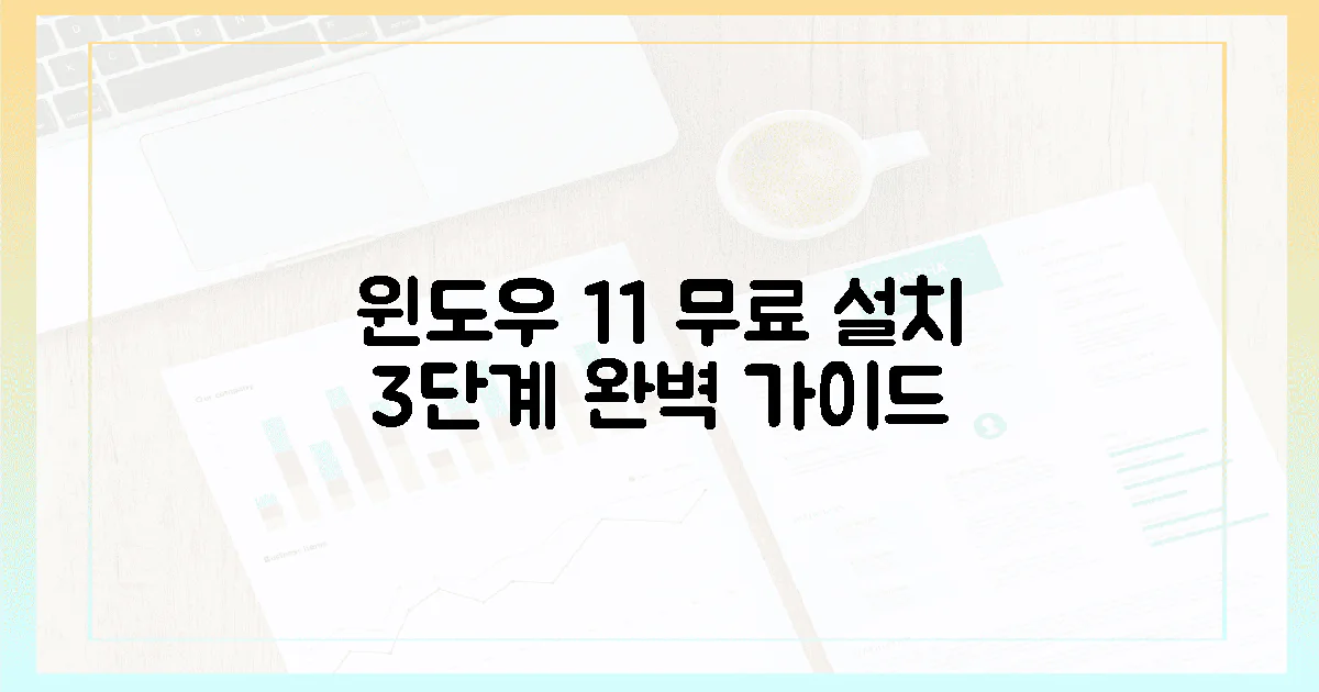 3단계, 윈도우 11 무료 설치 완벽 가이드