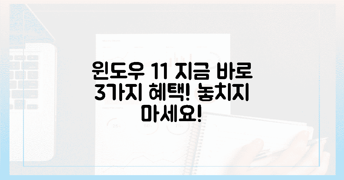 지금 바로 윈도우 11, 3가지 필수 혜택을 누리세요!