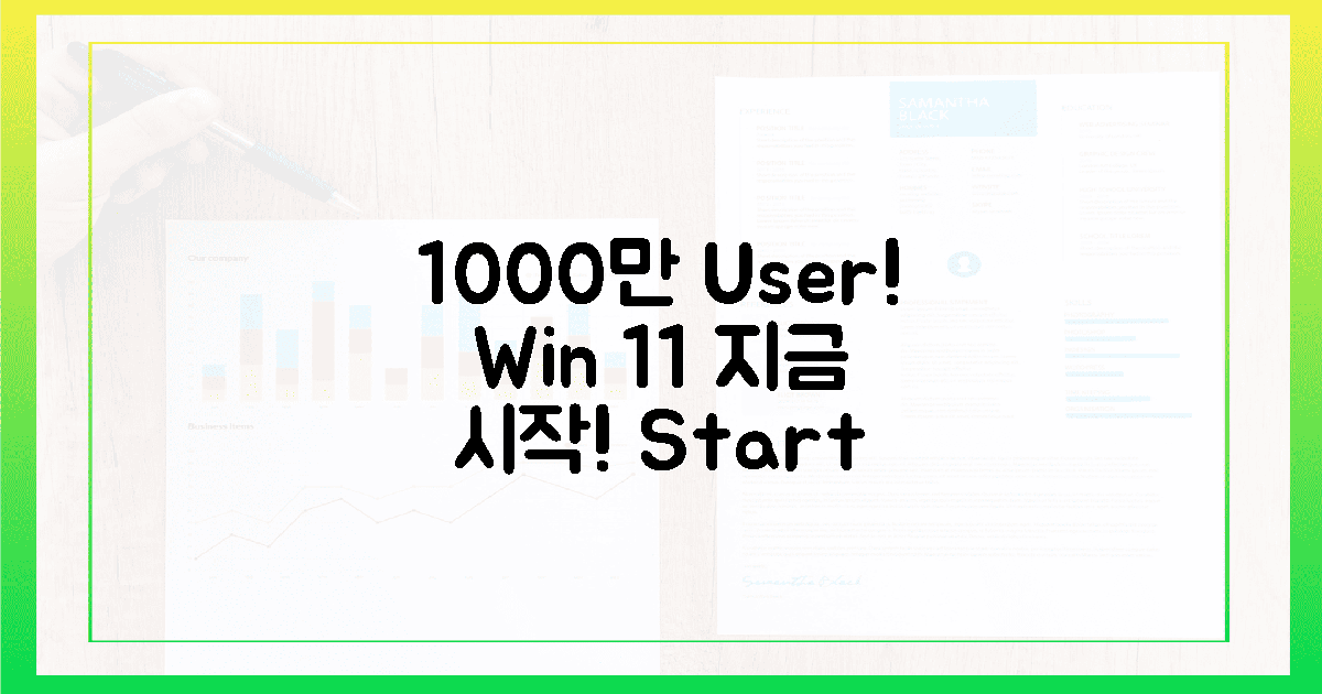 1000만 사용자의 윈11, 지금 시작!