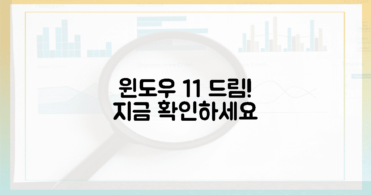 지금 바로 확인, 윈도우 11 드림!