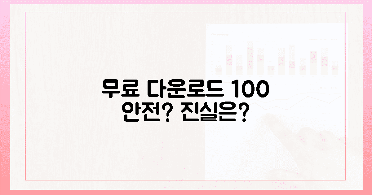 무료 다운로드, **100%** 안전할까? 진실 파헤치기!