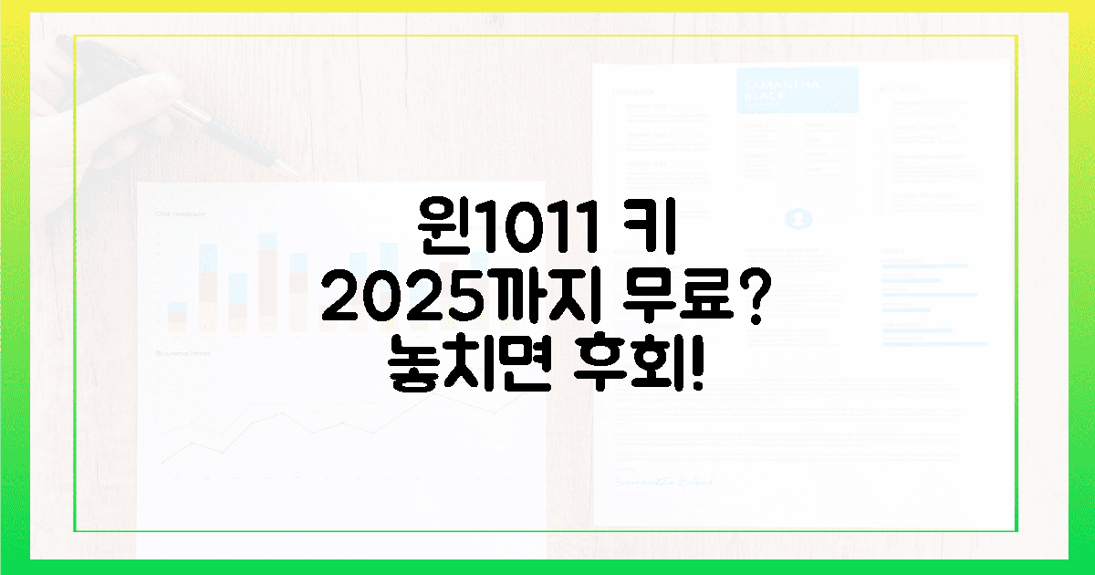 윈도우 10 라이선스 키, 윈도우 11 업그레이드, 2025년까지 무료?