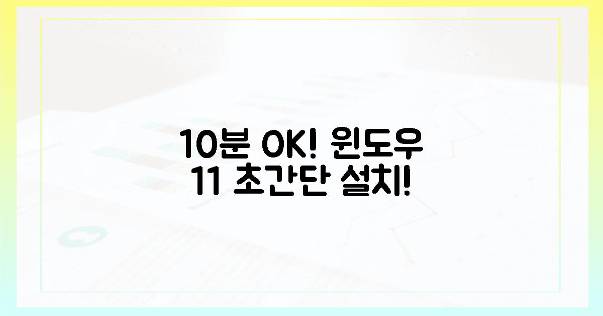 10분 만에 윈도우 11 설치 가능할까?