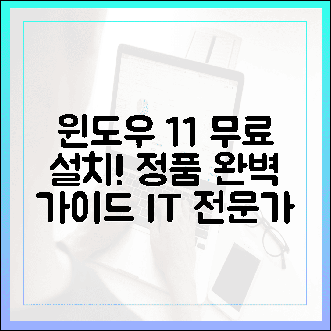 IT 전문가가 알려주는 윈도우 11 정품 무료 설치 완벽 가이드
