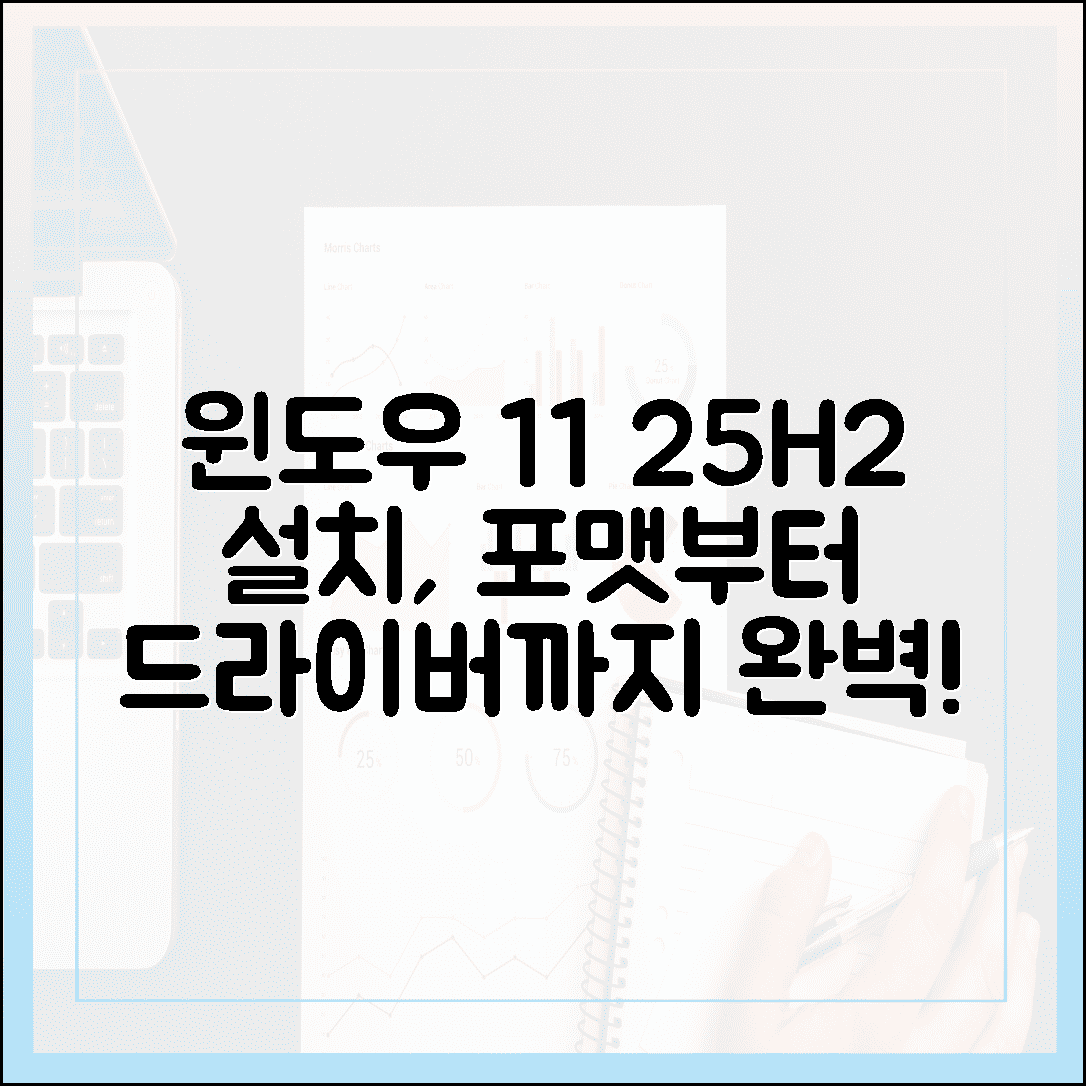 윈도우 11 (25H2) 설치, 포맷부터 드라이버 설정까지 완벽 가이드