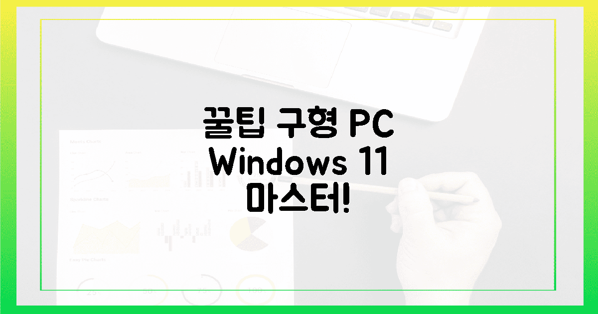 5가지 '꿀팁', 구형 PC 윈도우 11 '마스터'하세요!