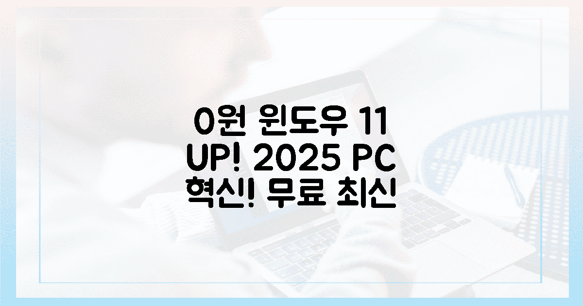 0원 윈도우 11! 당신의 PC, 2025 최신 버전으로 격변!