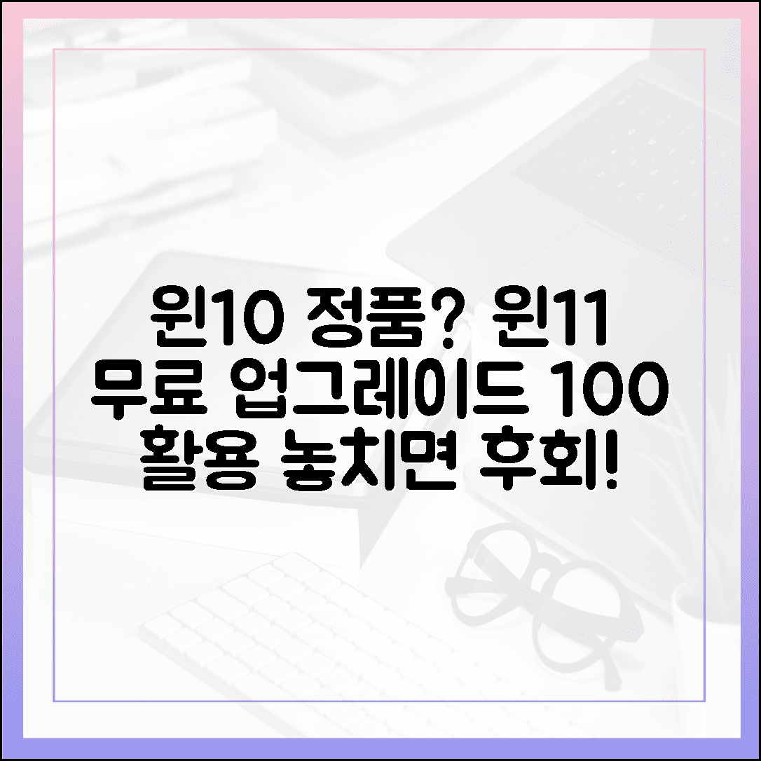 윈도우 10 정품 사용자라면? 윈도우 11 무료 업그레이드 100% 활용법