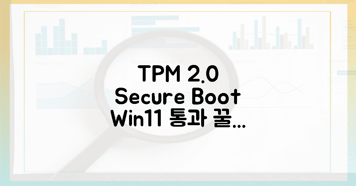 TPM 2.0 & Secure Boot, 윈도우 11 '문턱' 넘기 꿀팁!
