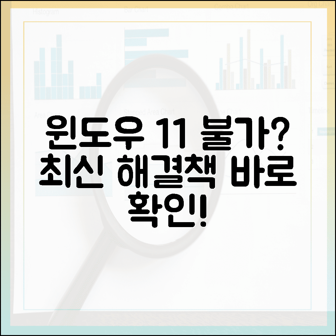 "이 PC는 윈도우 11을 실행할 수 없습니다" 오류, 최신 해결 방법