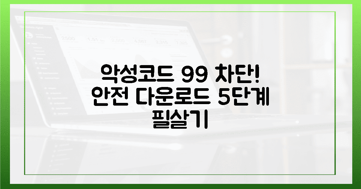 🚫악성코드 99% 차단! 안전 다운로드 5단계