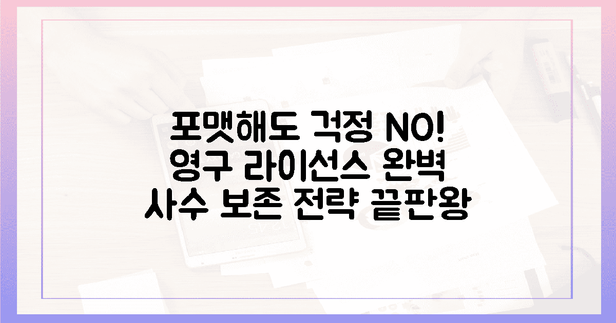 포맷 후에도 든든한 영구 라이선스 사수 전략