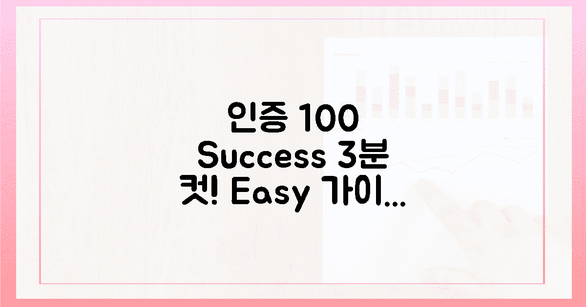 컴맹도 3분 컷! 인증 성공률 100% 비결