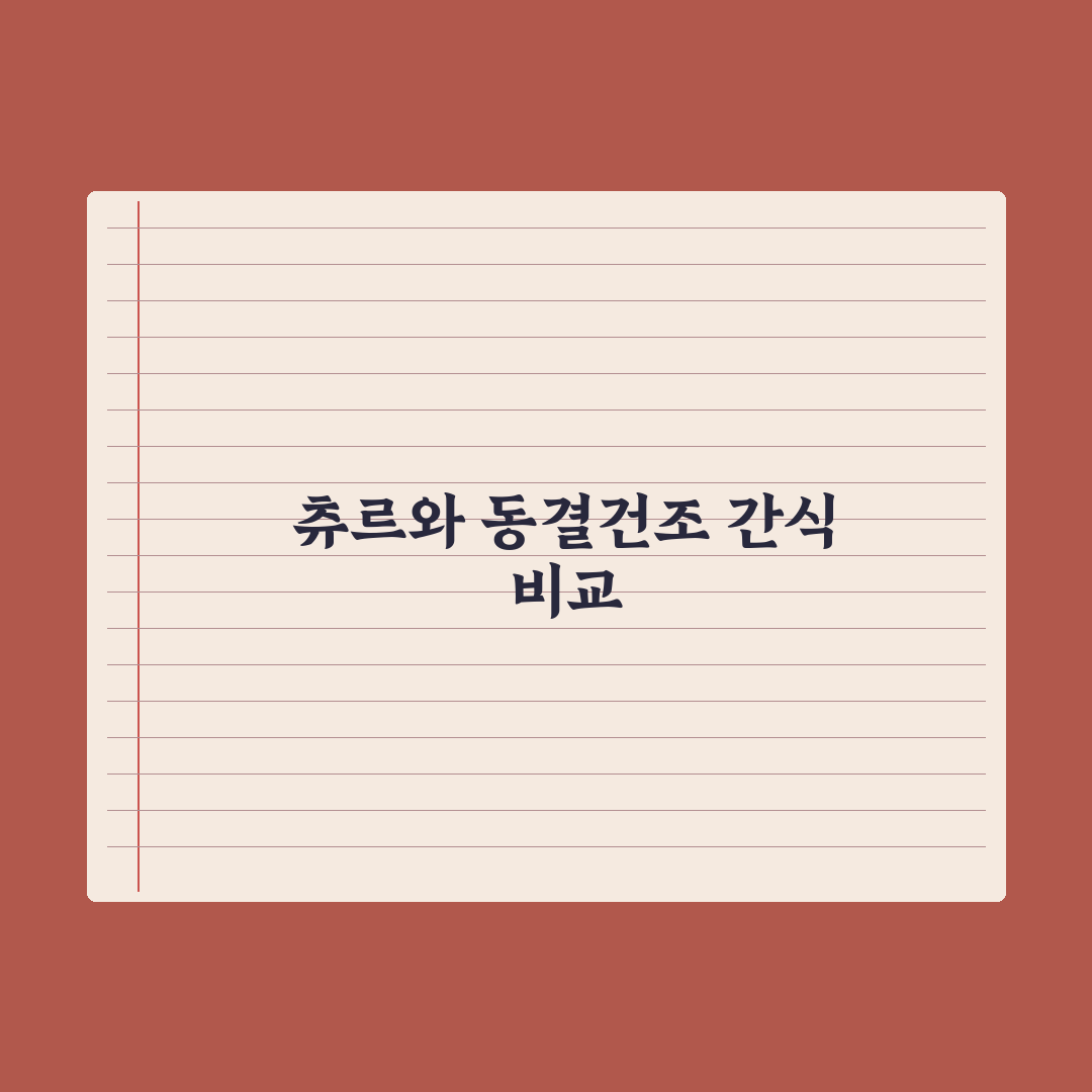 고양이 간식 추천 - 츄르·동결건조 비교 완벽가이드: 전문가가 검증한 5가지 핵심 지표