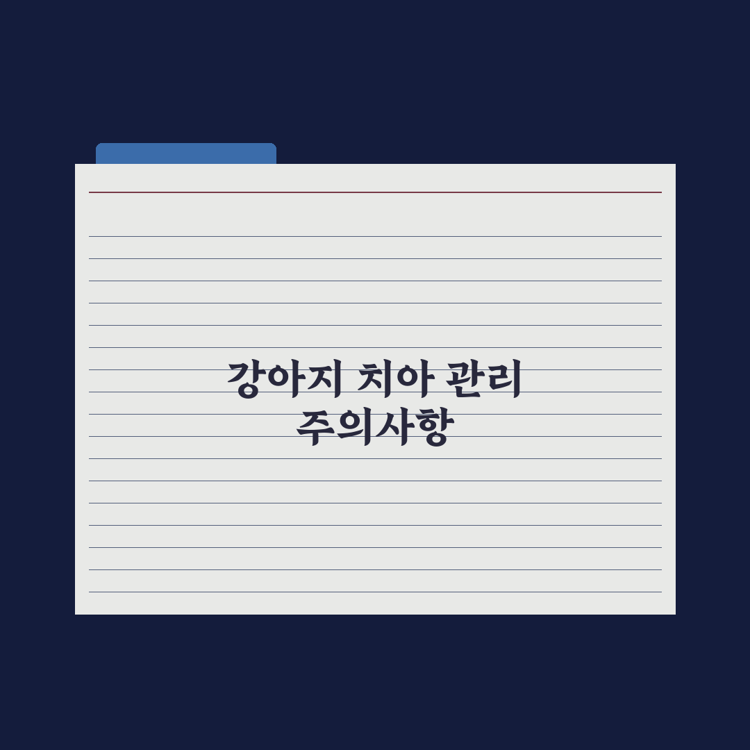 강아지 치아 관리 - 양치질·치석 예방 완벽가이드: 전문가의 5단계 핵심