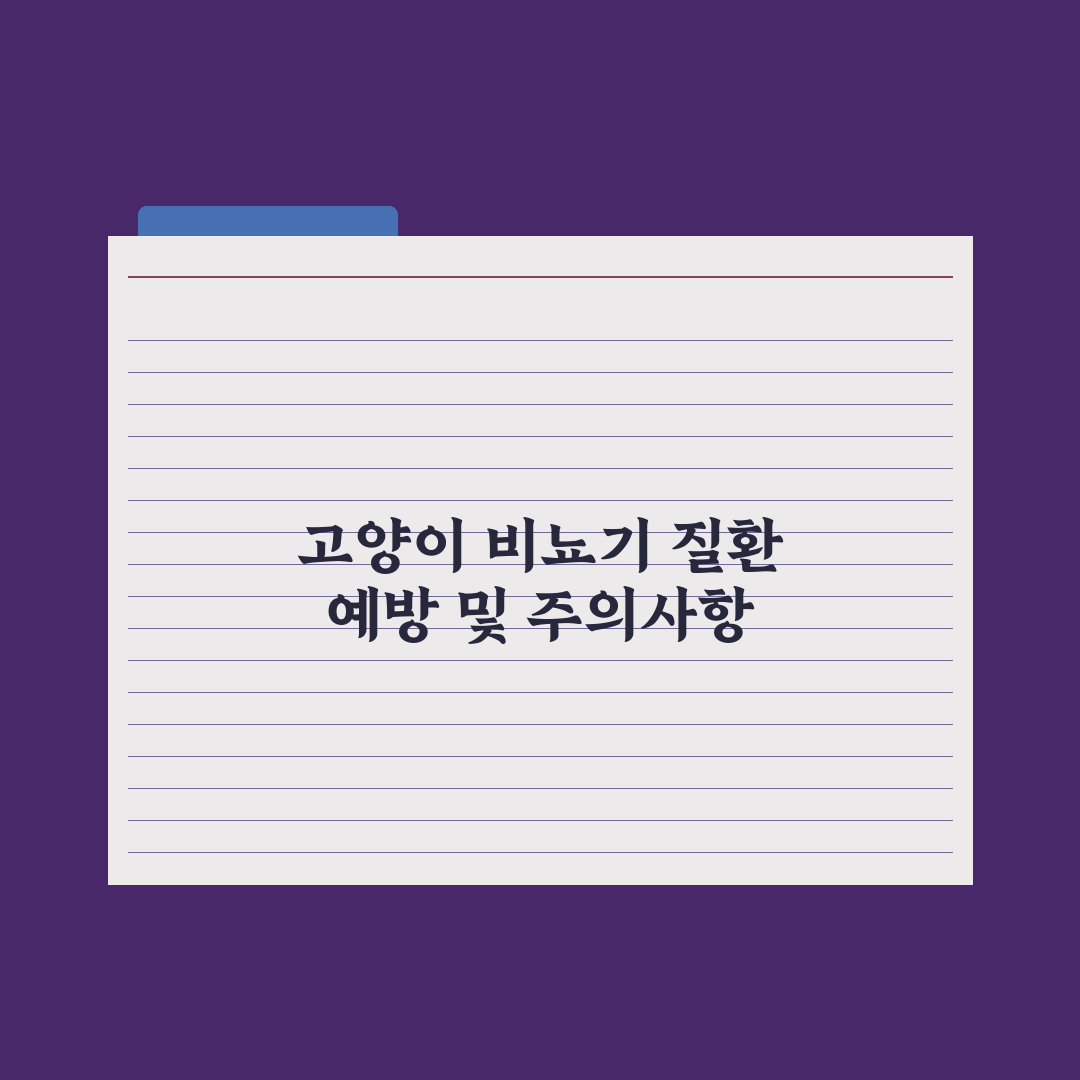 고양이 비뇨기 질환 - 증상과 예방 실전가이드: 수의사가 꼽은 5대 수칙