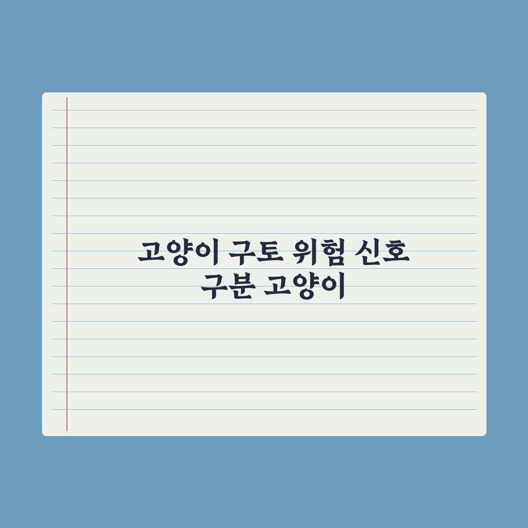 고양이 구토 - 정상 vs 위험 신호 구분 완벽가이드: 핵심 징후 5가지