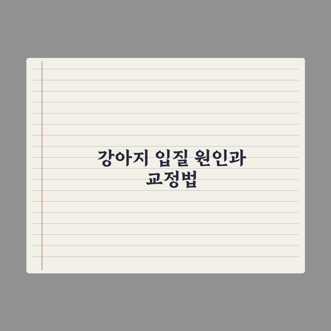 강아지 무는 버릇 교정하는 7가지 방법 완벽가이드, 전문가가 검증한 핵심 분석