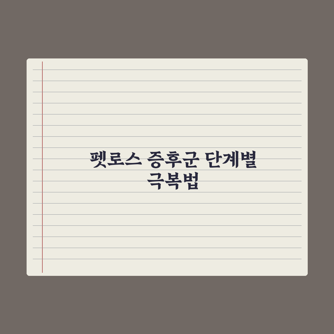 펫로스 증후군 극복하는 방법 핵심정리, 전문가가 분석한 5가지 단계별 전략